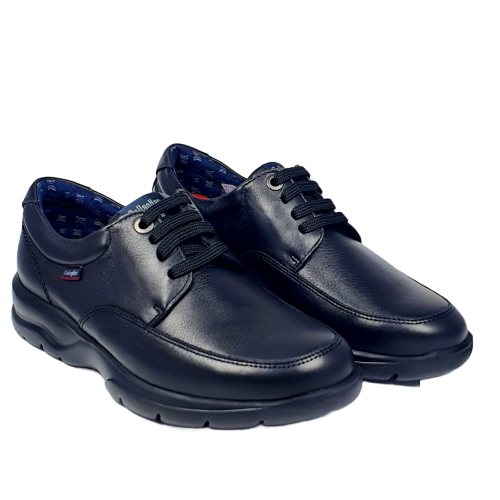 Zapato Callaghan hombre cordones azul marino